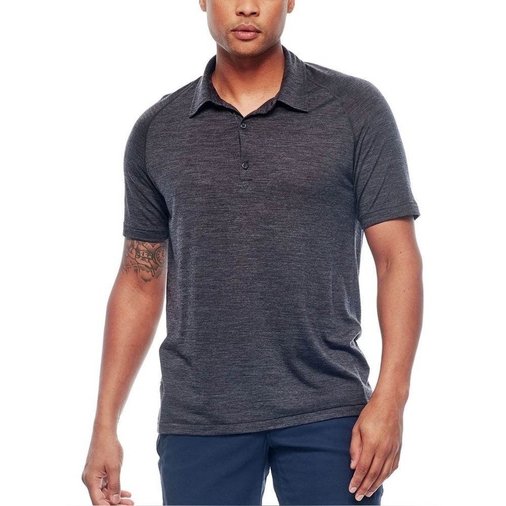 Men's Merino Wool Icebreaker Polo Medium